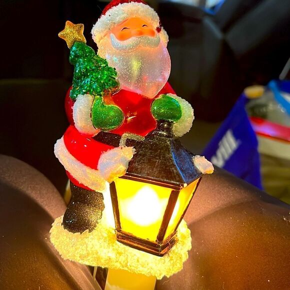 NIB Santa Night Light Works GREAT. KK217 - Picture 2 of 4